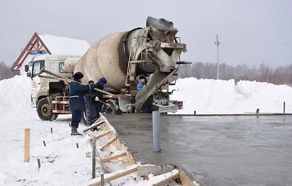  Условия зимнего бетонирования